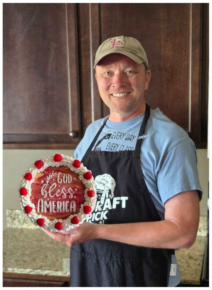 Nick Rahe, owner of Cheeses n' Jesus Cheesecake Co.