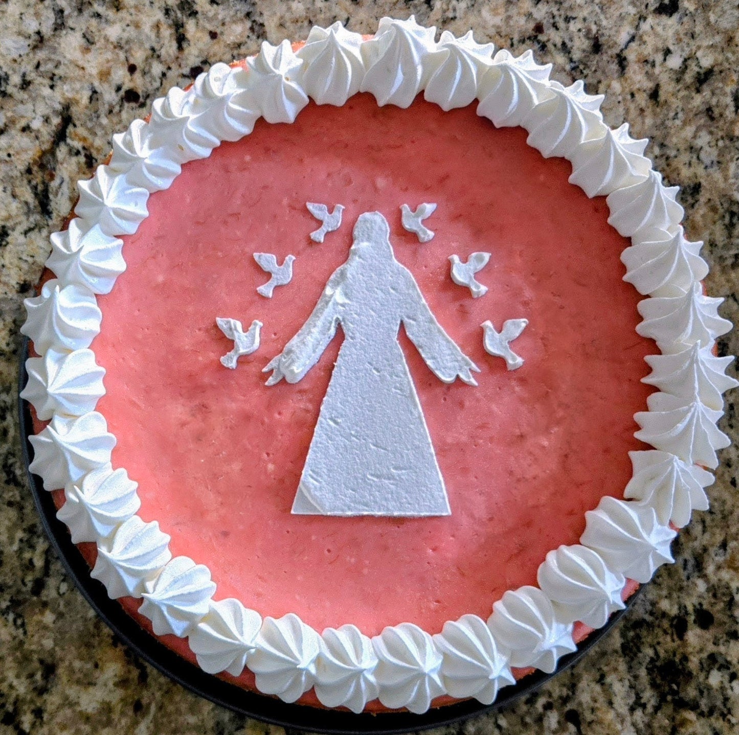 Rhubarb Swirl Cheesecake