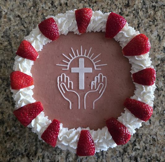 Liturgical Season Seasonal: No "Ordinary" Strawberry Rhubarb Cheesecake