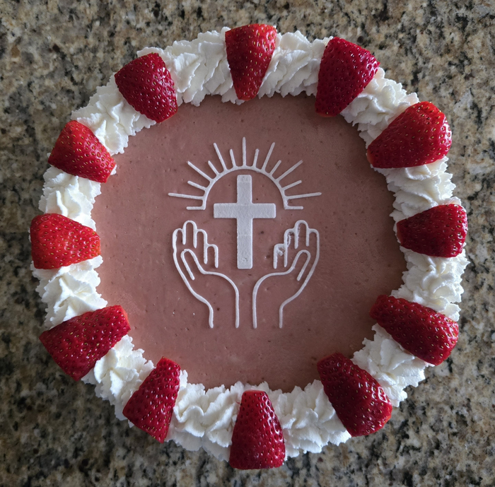 Liturgical Season Seasonal: No "Ordinary"Strawberry Rhubarb Cheesecake